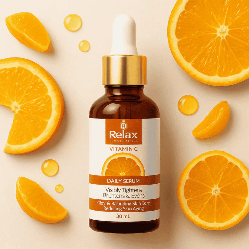 PREMIUM QUALITY RELAX VITAMIN C SERUM  For Smooth Your Skin in Winter ( 59% OFF ) Huge Offer